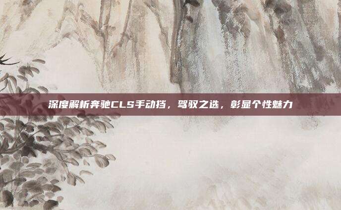 深度解析奔驰CLS手动挡，驾驭之选，彰显个性魅力