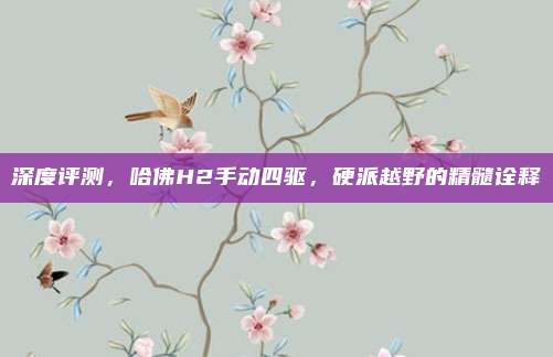 深度评测，哈佛H2手动四驱，硬派越野的精髓诠释