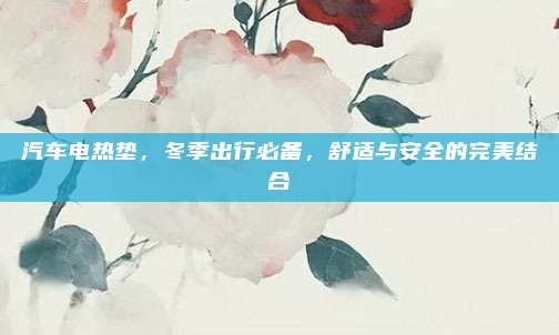 汽车电热垫，冬季出行必备，舒适与安全的完美结合