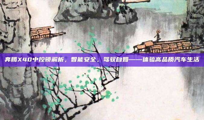 奔腾X40中控锁解析，智能安全，驾驭自如——体验高品质汽车生活