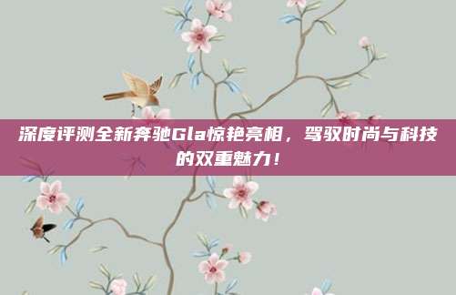 深度评测全新奔驰Gla惊艳亮相，驾驭时尚与科技的双重魅力！