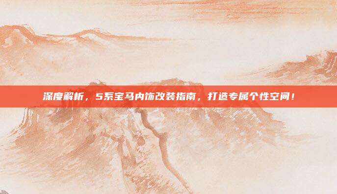 深度解析,5系宝马内饰改装指南,打造专属个性空间!