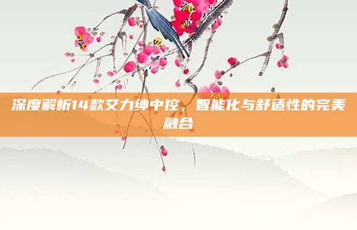 深度解析14款艾力绅中控,智能化与舒适性的完美融合