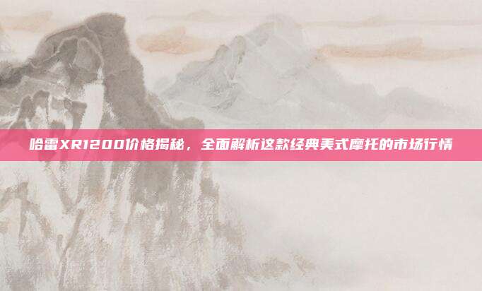 哈雷XR1200价格揭秘,全面解析这款经典美式摩托的市场行情