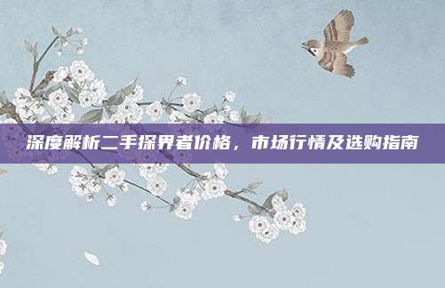 深度解析二手探界者价格,市场行情及选购指南