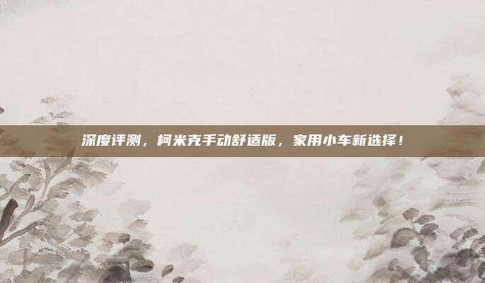 深度评测，柯米克手动舒适版，家用小车新选择！