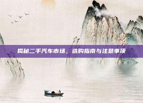 揭秘二手汽车市场，选购指南与注意事项
