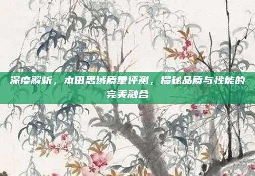 深度解析,本田思域质量评测,揭秘品质与性能的完美融合