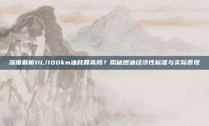 深度解析11L/100km油耗算高吗？揭秘燃油经济性标准与实际表现