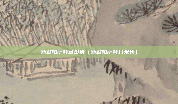 新款帕萨特多少米（新款帕萨特几米长）