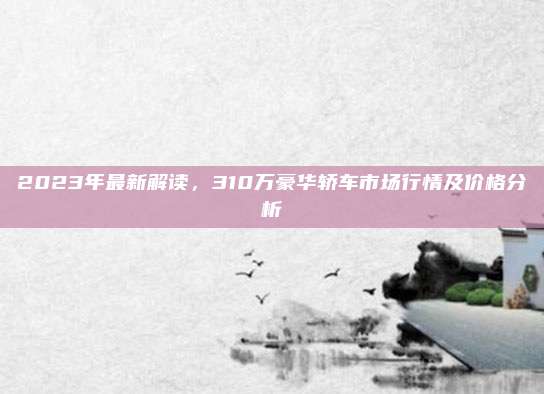 2023年最新解读，310万豪华轿车市场行情及价格分析