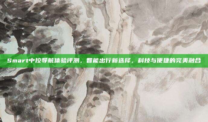 Smart中控导航体验评测，智能出行新选择，科技与便捷的完美融合
