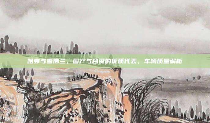 哈弗与雪佛兰，国产与合资的优质代表，车辆质量解析