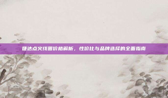 捷达点火线圈价格解析，性价比与品牌选择的全面指南