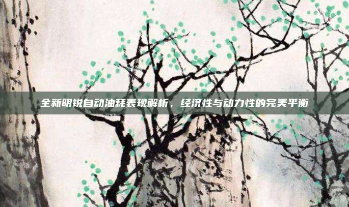 全新明锐自动油耗表现解析，经济性与动力性的完美平衡