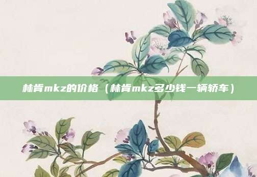 林肯mkz的价格（林肯mkz多少钱一辆轿车）
