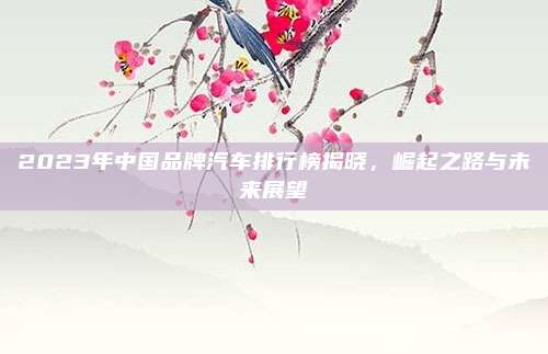 2023年中国品牌汽车排行榜揭晓，崛起之路与未来展望