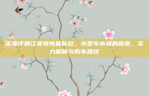 深度评测江淮悦悦最新款，小型车市场的新宠，实力解析与购车建议