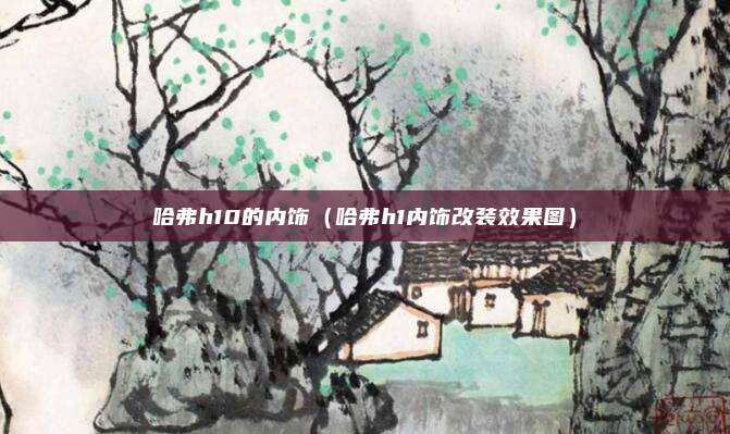 哈弗h10的内饰（哈弗h1内饰改装效果图）
