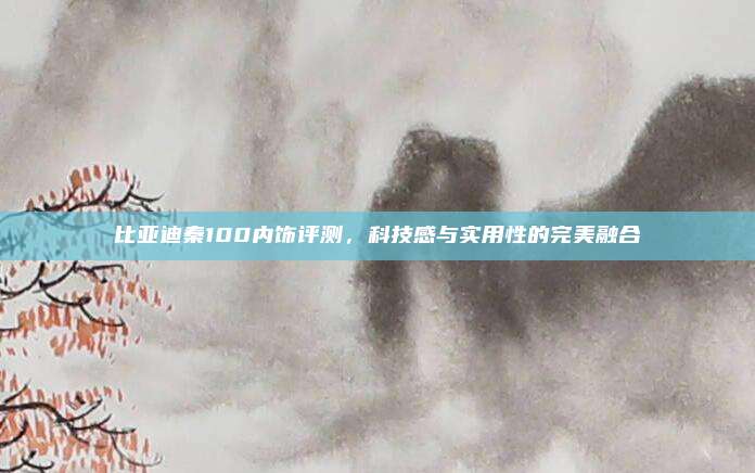 比亚迪秦100内饰评测，科技感与实用性的完美融合