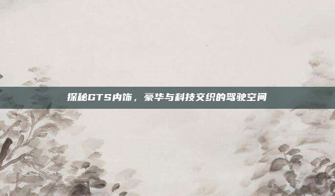 探秘GTS内饰，豪华与科技交织的驾驶空间
