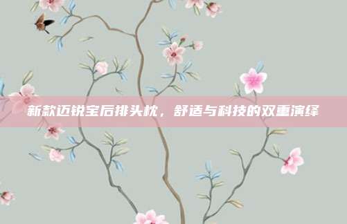 新款迈锐宝后排头枕,舒适与科技的双重演绎