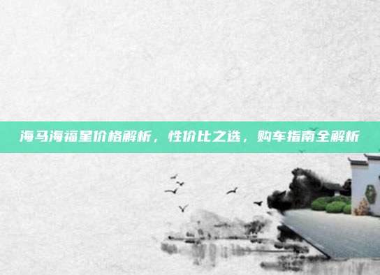 海马海福星价格解析，性价比之选，购车指南全解析