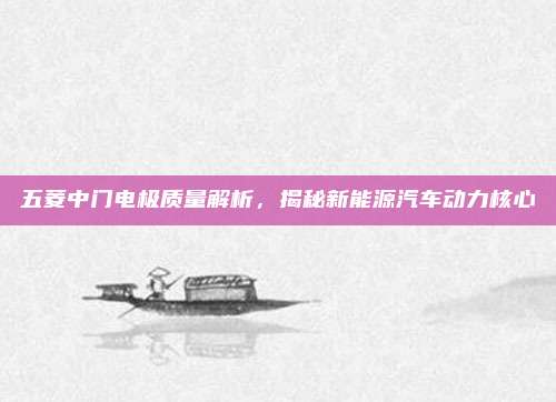 五菱中门电极质量解析,揭秘新能源汽车动力核心