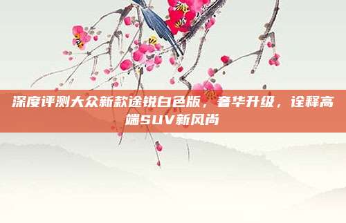 深度评测大众新款途锐白色版，奢华升级，诠释高端SUV新风尚