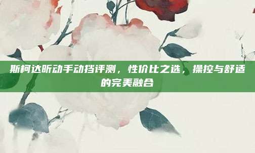 斯柯达昕动手动挡评测，性价比之选，操控与舒适的完美融合