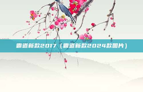 霸道新款2017（霸道新款2024款图片）