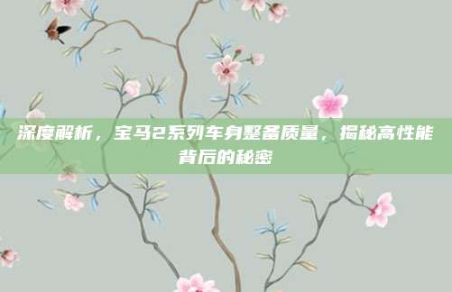 深度解析，宝马2系列车身整备质量，揭秘高性能背后的秘密