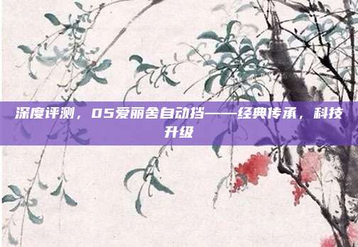 深度评测，05爱丽舍自动挡——经典传承，科技升级
