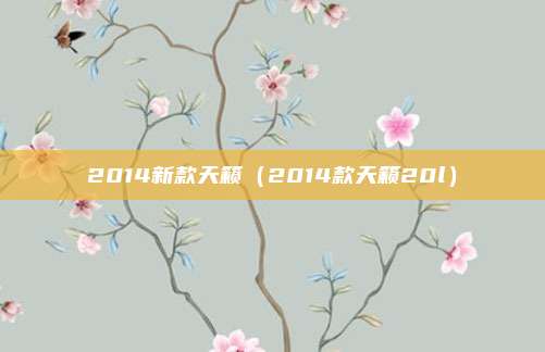 2014新款天籁（2014款天籁20l）