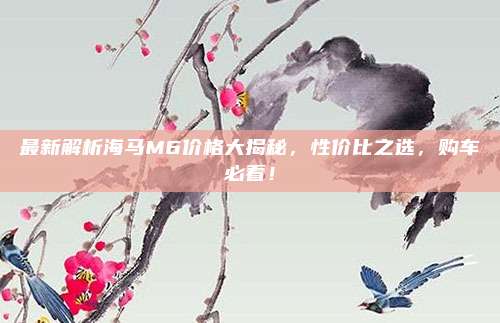 最新解析海马M6价格大揭秘，性价比之选，购车必看！