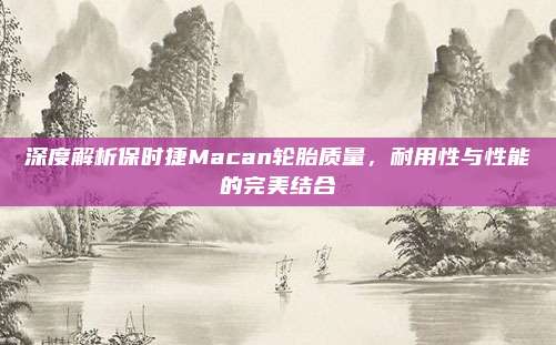 深度解析保时捷Macan轮胎质量，耐用性与性能的完美结合