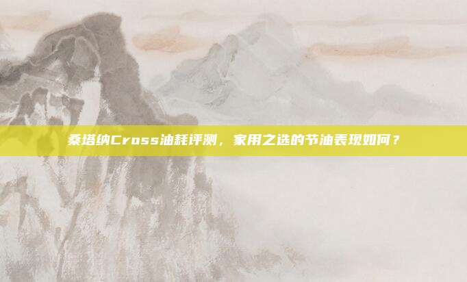 桑塔纳Cross油耗评测，家用之选的节油表现如何？