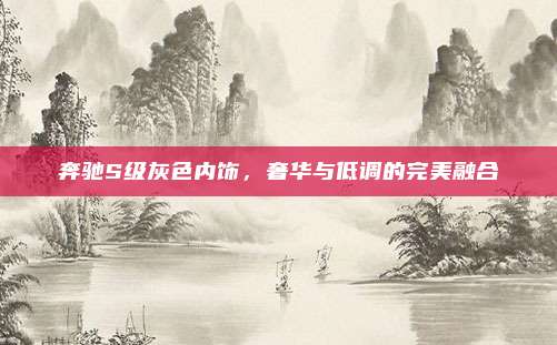 奔驰S级灰色内饰，奢华与低调的完美融合