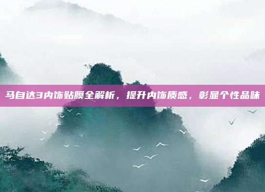 马自达3内饰贴膜全解析，提升内饰质感，彰显个性品味