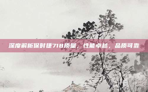 深度解析保时捷718质量，性能卓越，品质可靠