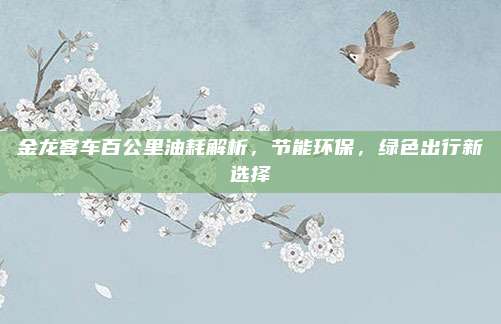 金龙客车百公里油耗解析，节能环保，绿色出行新选择