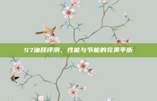 S7油耗评测,性能与节能的完美平衡