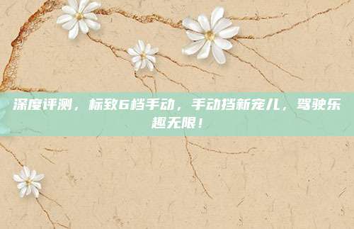 深度评测，标致6档手动，手动挡新宠儿，驾驶乐趣无限！