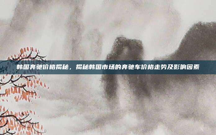 韩国奔驰价格揭秘，揭秘韩国市场的奔驰车价格走势及影响因素