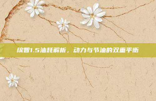 缤智1.5油耗解析，动力与节油的双重平衡