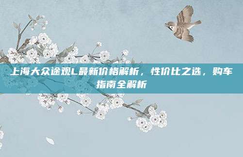 上海大众途观L最新价格解析，性价比之选，购车指南全解析