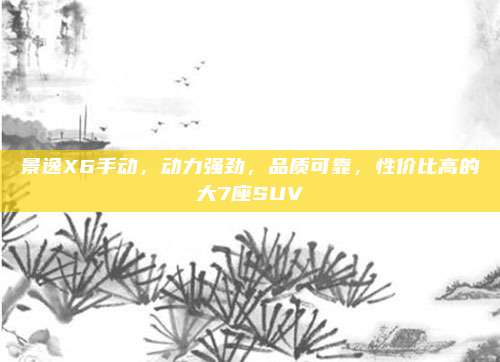 景逸X6手动，动力强劲，品质可靠，性价比高的大7座SUV