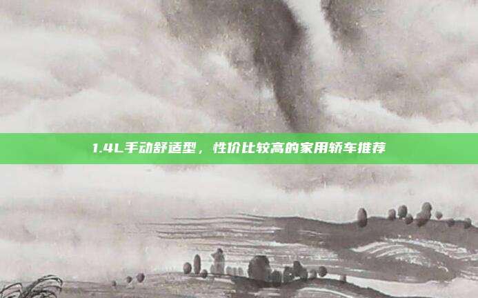 1.4L手动舒适型，性价比较高的家用轿车推荐