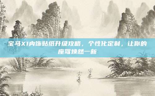 宝马X1内饰贴纸升级攻略，个性化定制，让你的座驾焕然一新