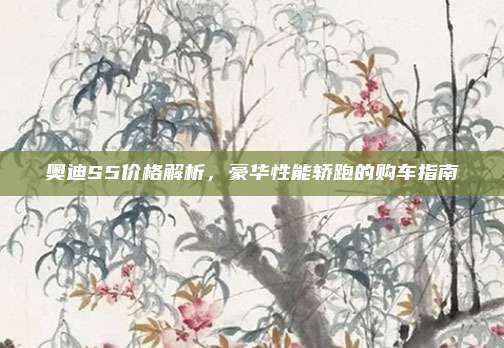 奥迪S5价格解析，豪华性能轿跑的购车指南